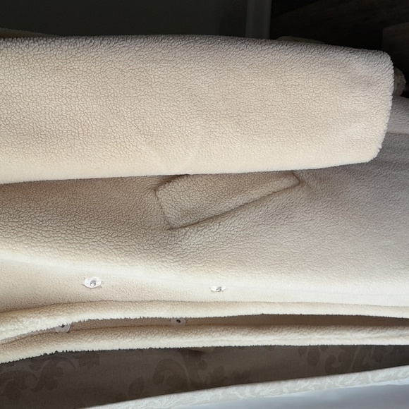 Express Cozy Long Sherpa Coat - Like New! - Picture 5 of 16